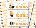 Bee Name Labels . Personalized Belonging Labels - Scrap Bits
