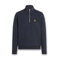 Belstaff - Quarter Zip Sweatshirt in Dark Ink - Nigel Clare