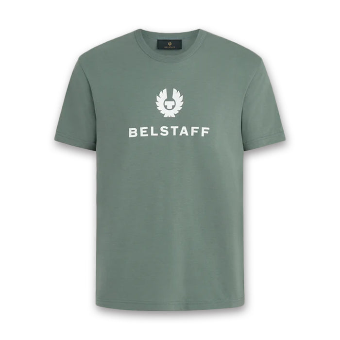 Belstaff - Signature T-Shirt in Mineral Green - Nigel Clare