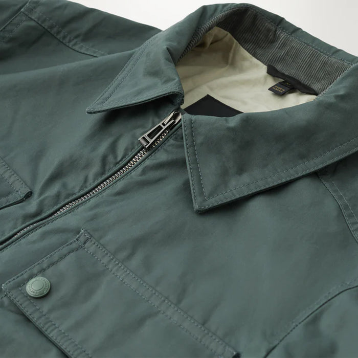 Belstaff - Tour Waxed Overshirt in Dark Mineral Green - Nigel Clare