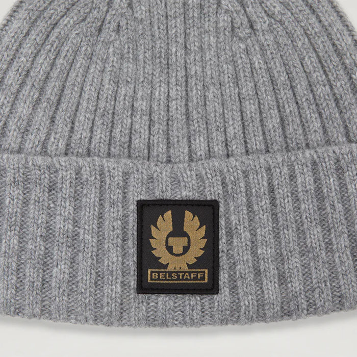 Belstaff - Watch Lambswool Beanie in Grey Melange - Nigel Clare