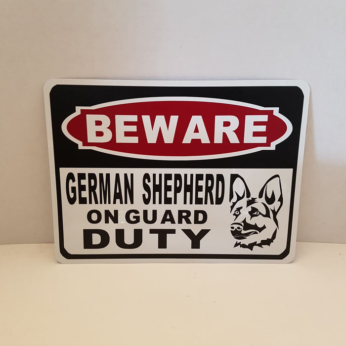 beware sign property patrolled by pot bellied pig