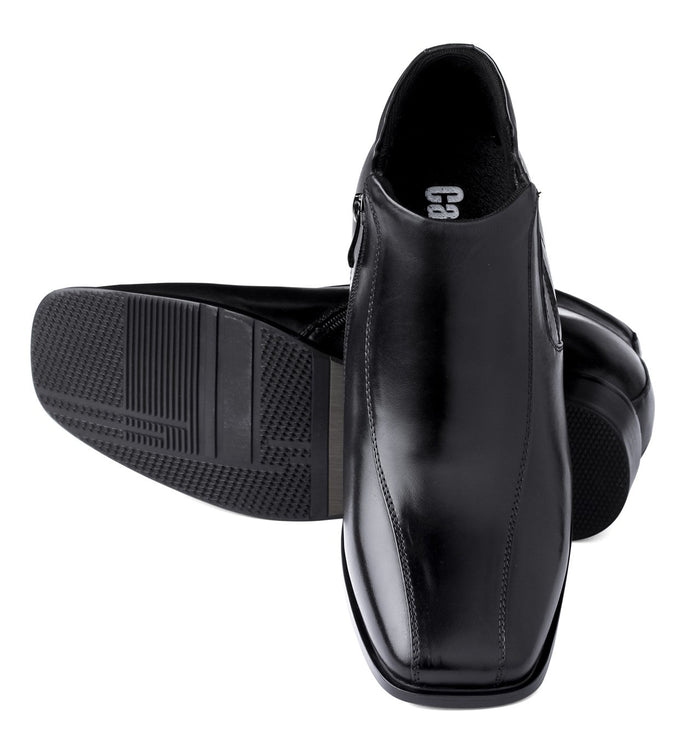 CALDEN - K99805 - 3.2 Inches Taller (Black) Zipper Boots - SARTORO