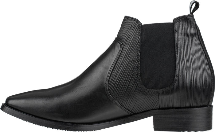 Black Leather Chelsea Boots - 3 Inches - SARTORO