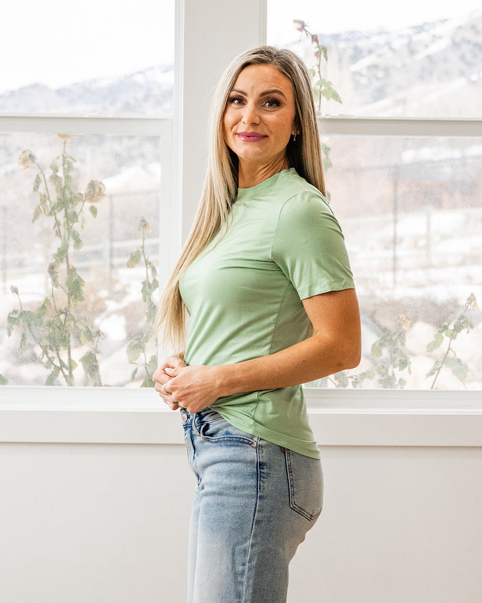 Blair Short Sleeve Top - Sage Michelle Mae