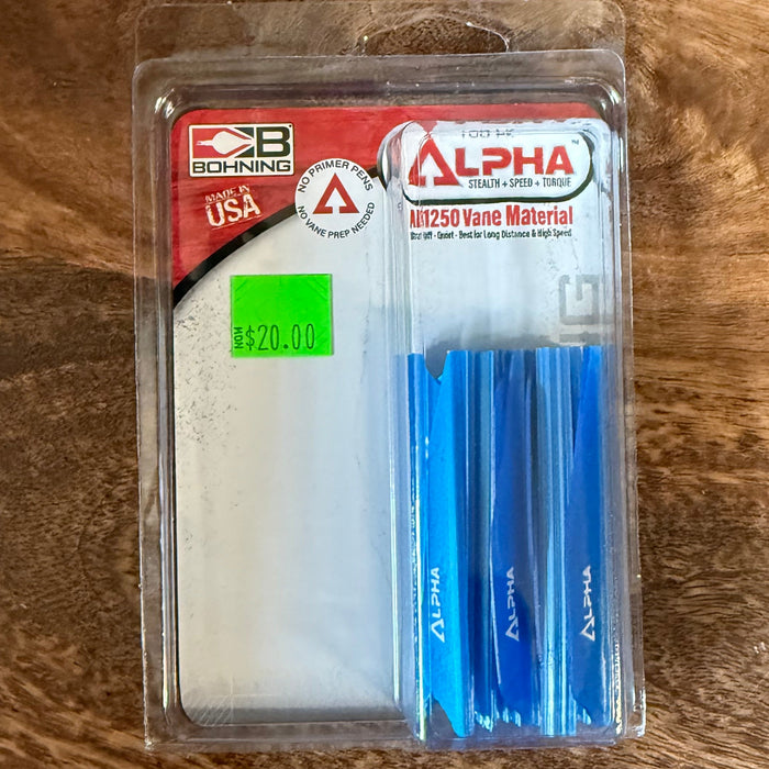 Bohning Alpha Vane SB.     36 pack.