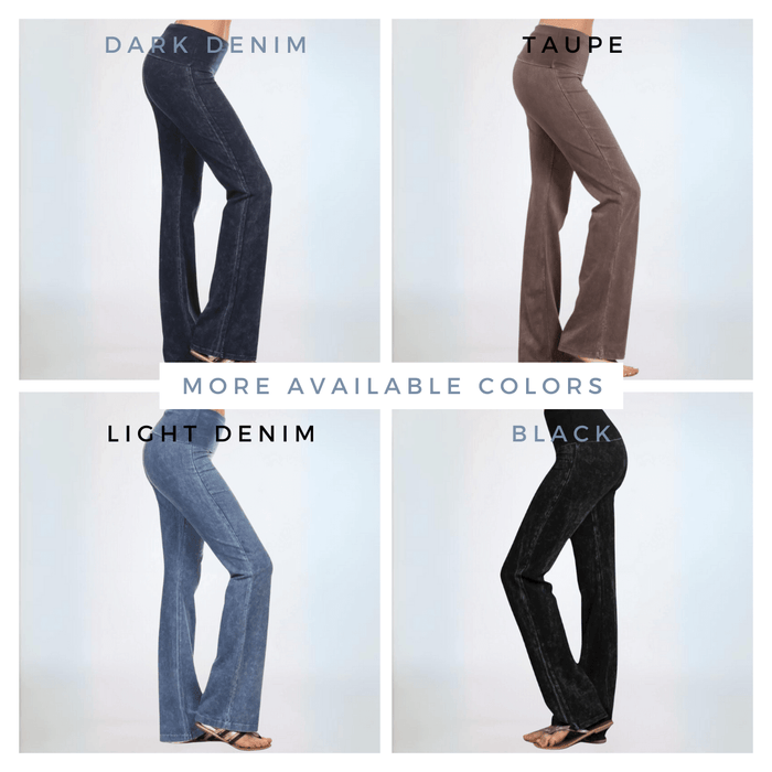 Bootcut Flare Jeggings USA - Mineral Washed Made in USA - RFE Marketing Ventures