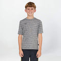 Boy's 24/7 Tech Short Sleeve Rash Vest Tee - Graphite