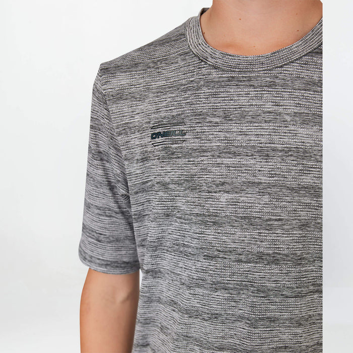 Boy's 24/7 Tech Short Sleeve Rash Vest Tee - Graphite