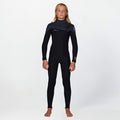 Boy's Defender 3/2mm Steamer Chest Zip - Gunmetal