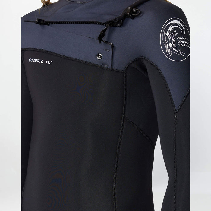 Boy's Defender 3/2mm Steamer Chest Zip - Gunmetal