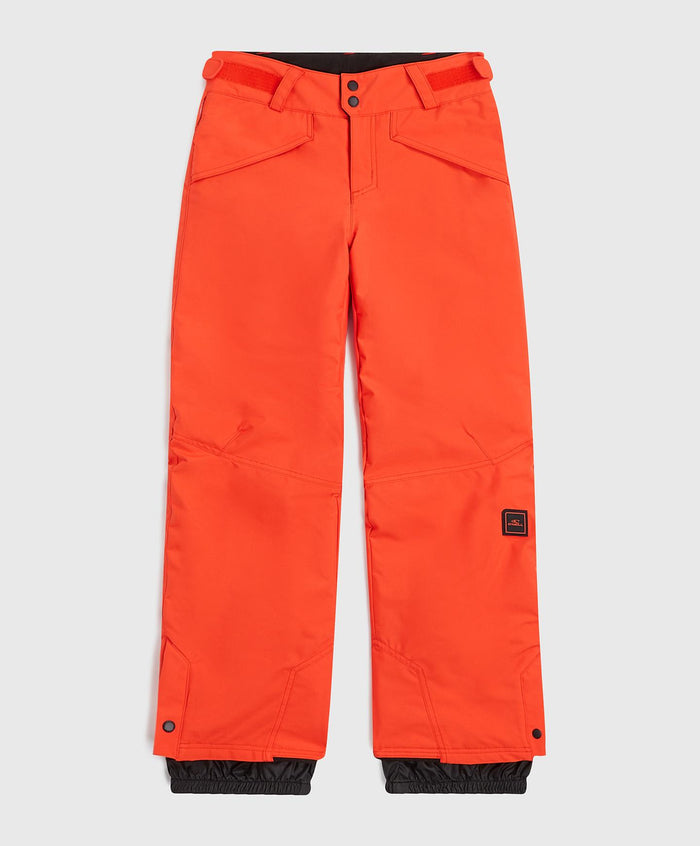 Boy's Hammer Snow Pants - Paprika Flame