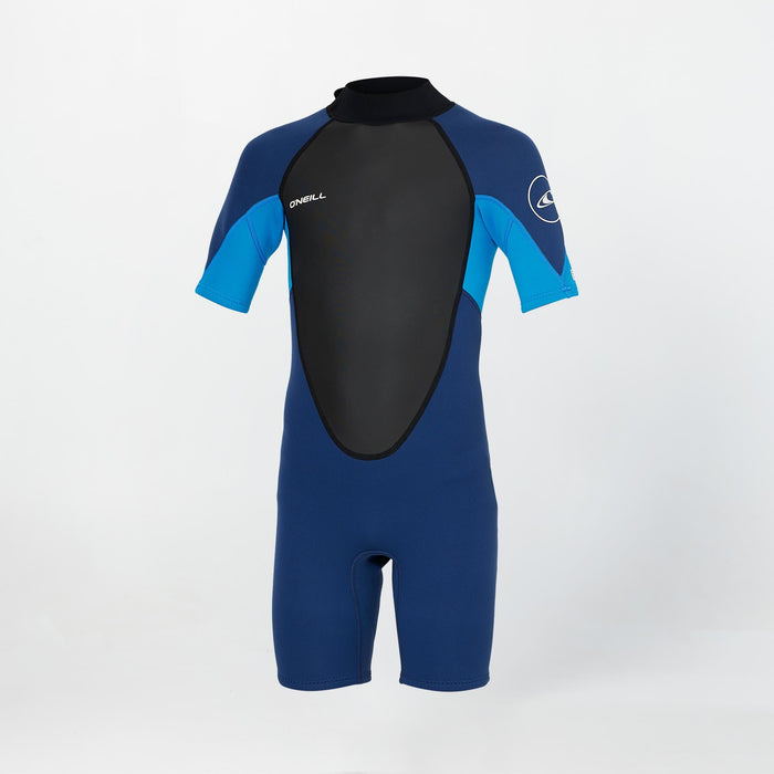 Boy's Reactor 2mm Short Sleeve Spring Suit Back Zip - Navy