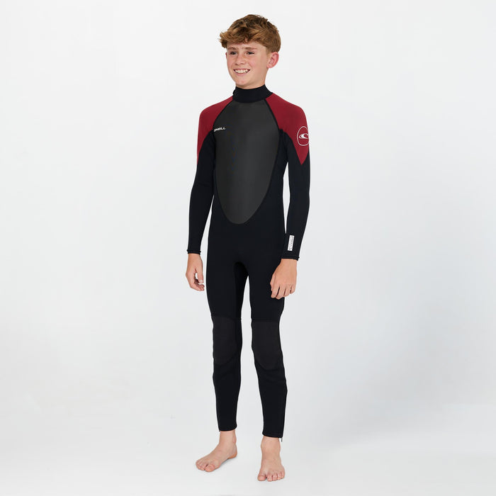 Boy's Reactor 3/2mm Steamer Back Zip - Maroon