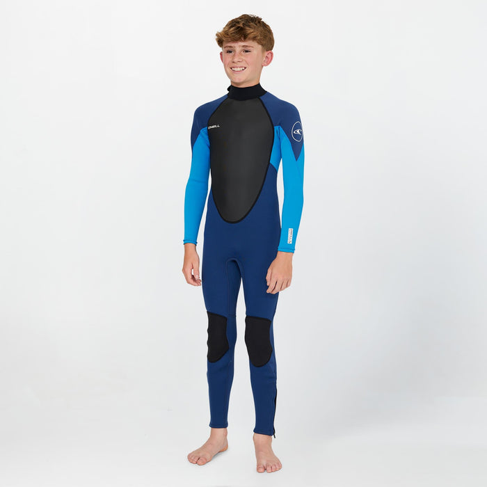 Boy's Reactor 3/2mm Steamer Back Zip - Navy