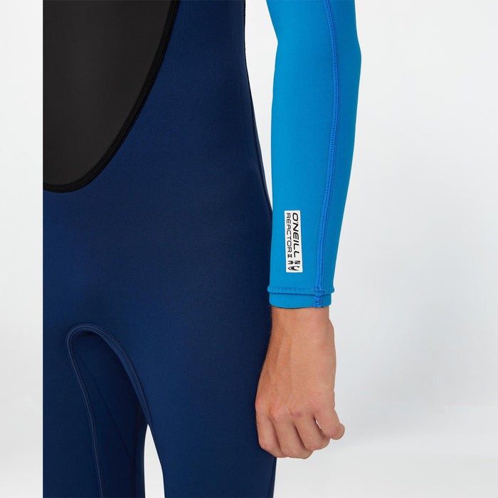 Boy's Reactor 3/2mm Steamer Back Zip - Navy