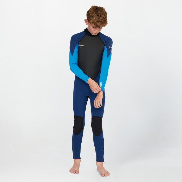 Boy's Reactor 3/2mm Steamer Back Zip - Navy