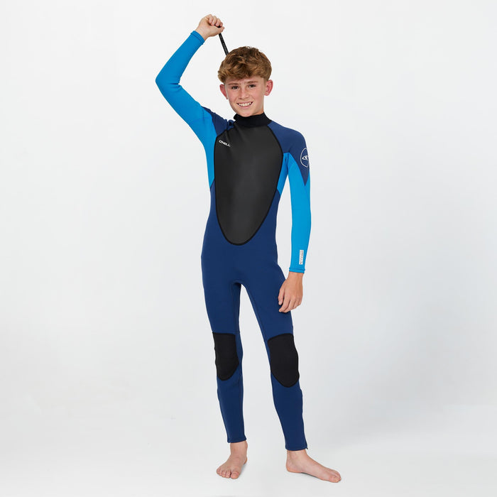 Boy's Reactor 3/2mm Steamer Back Zip - Navy