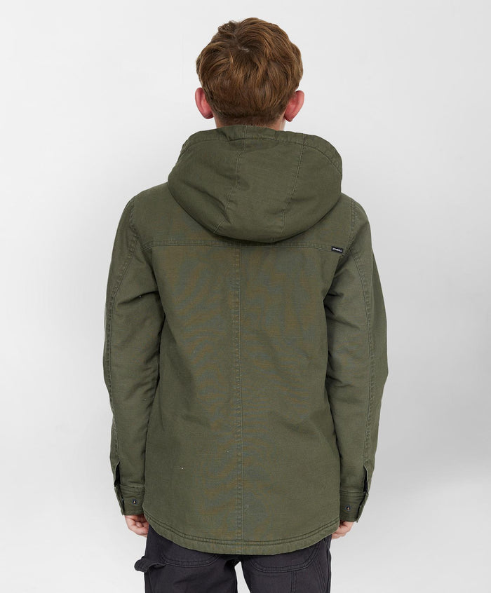 Boys Storm Jacket - Night Green