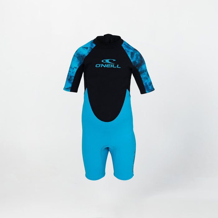 Boy's Toddler Reactor 2mm Short Sleeve Spring Suit - Tie Dye Blue