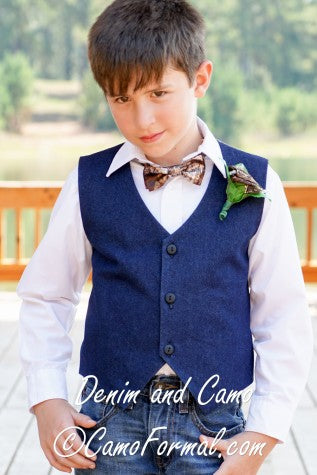 Boys Vest and Bow Tie Set
