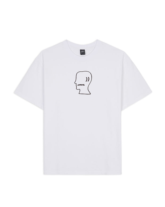 Brain Dead Logohead T-shirt - White - As seen in Spider-Man: Brand New Day (2026)