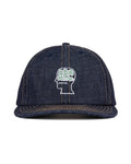 Brain Dead x A.P.C. Denim 6 Panel Hat - Indigo