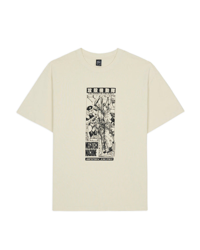 Brain Dead x Ghost In The Shell Megatech Machine T-shirt - Natural