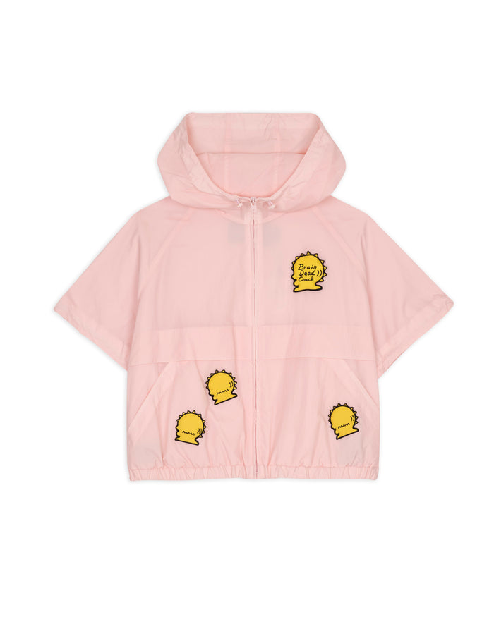 Brain Dead x Coach Short Sleeve Windbreaker - Light Pink