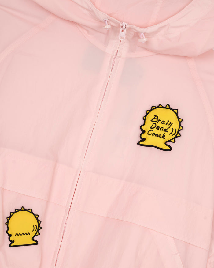 Brain Dead x Coach Short Sleeve Windbreaker - Light Pink