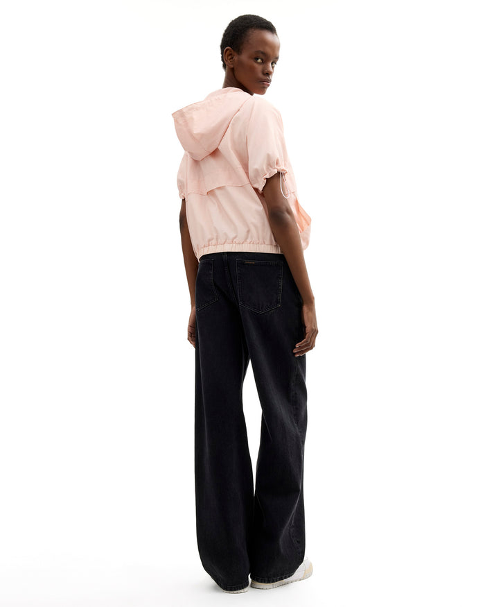 Brain Dead x Coach Short Sleeve Windbreaker - Light Pink