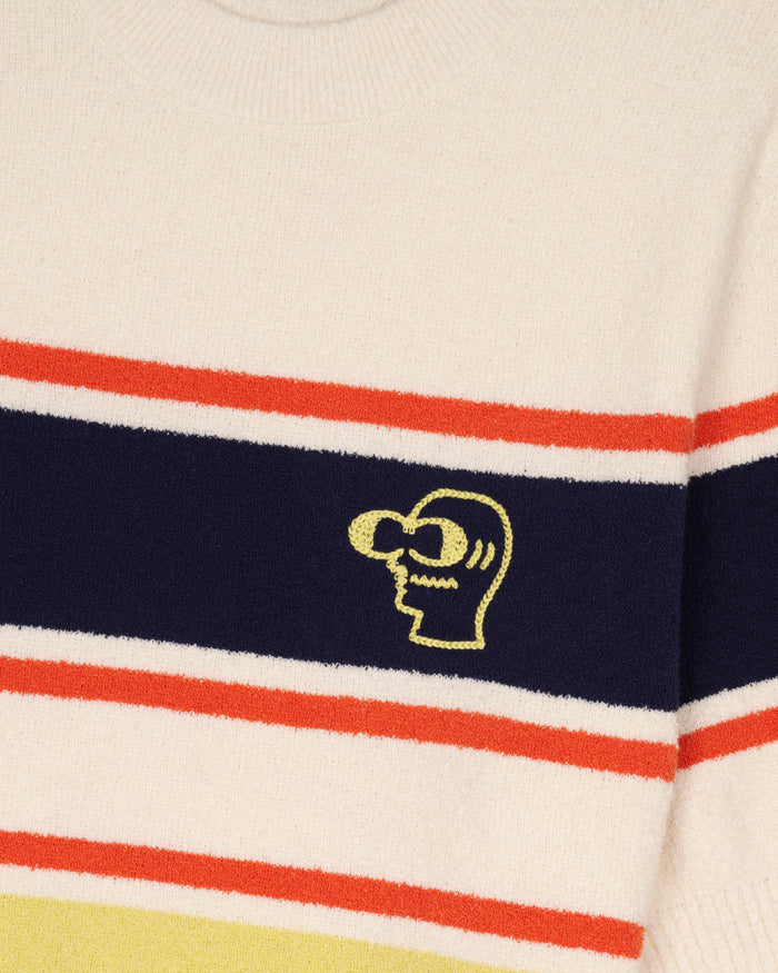 Brain Dead x Coach Striped Knit Top - Cream Multi