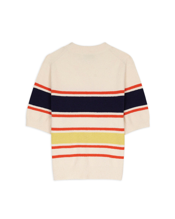 Brain Dead x Coach Striped Knit Top - Cream Multi