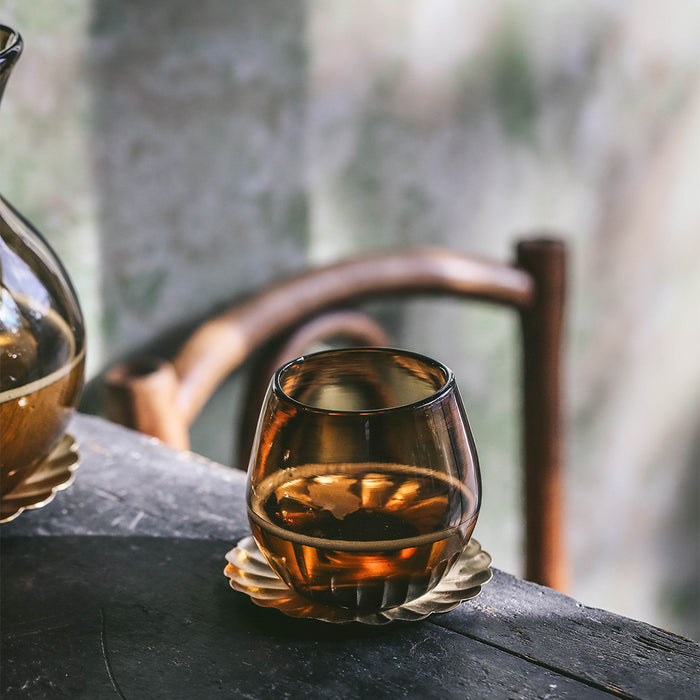 Brass Ripple Tray - Small