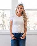 Breckin Ribbed Top - Color Options Available! Be Cool White