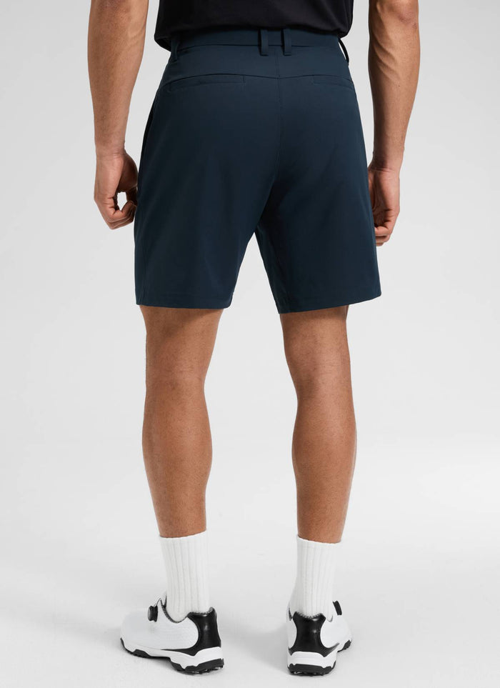 CRZ YOGA Men's BreezeLite Lightweight Golf Mid Rise Pocket Shorts 7" True Navy