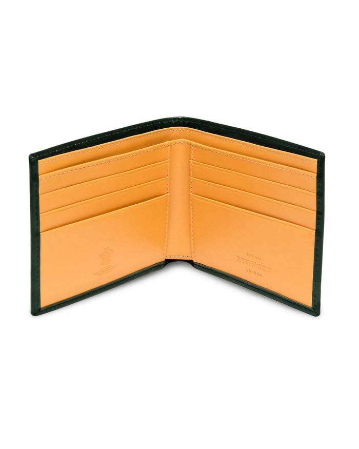 Bridle Hide Billfold Wallet Green