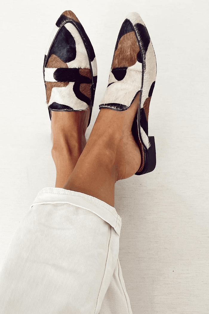 Britney | Loafer With Abstract Pattern