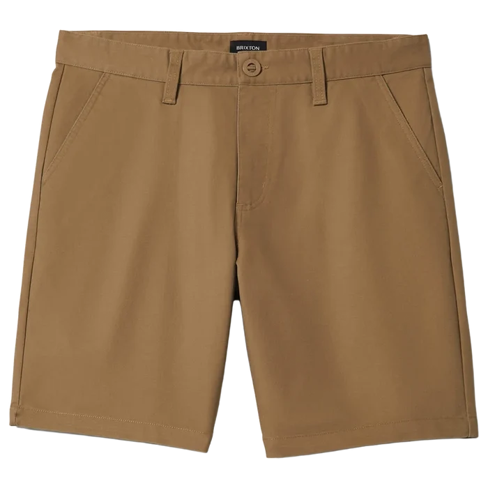 Brixton Santo Chino Shorts Khaki Pure Boardshop