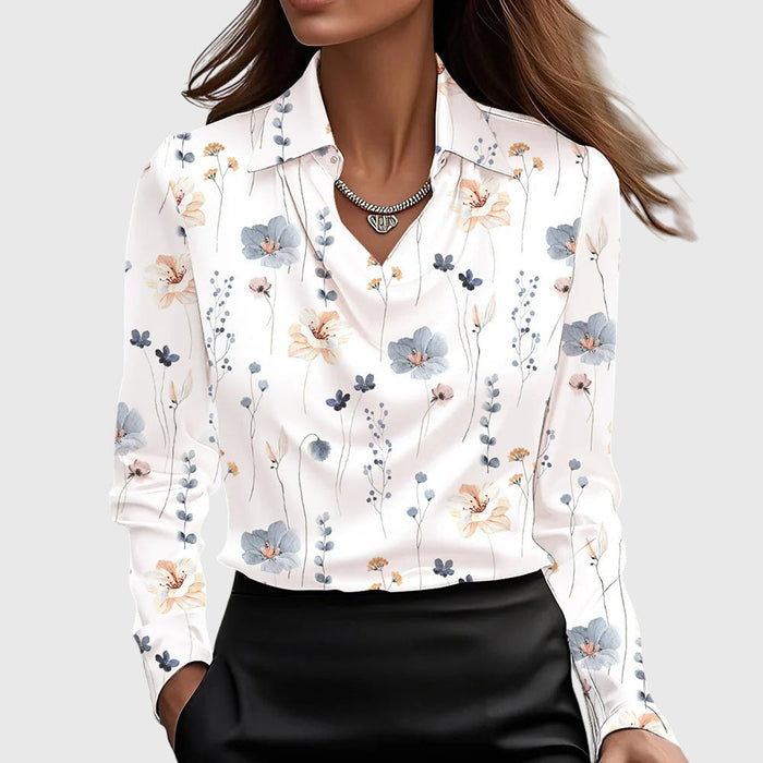 White Floral / XS