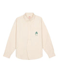 Brooks Brothers California Half Placket Oxford Button Up - Natural