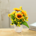 Bulk 10" Sunflower Potted Plants Sunflowers in Vase Wholesale