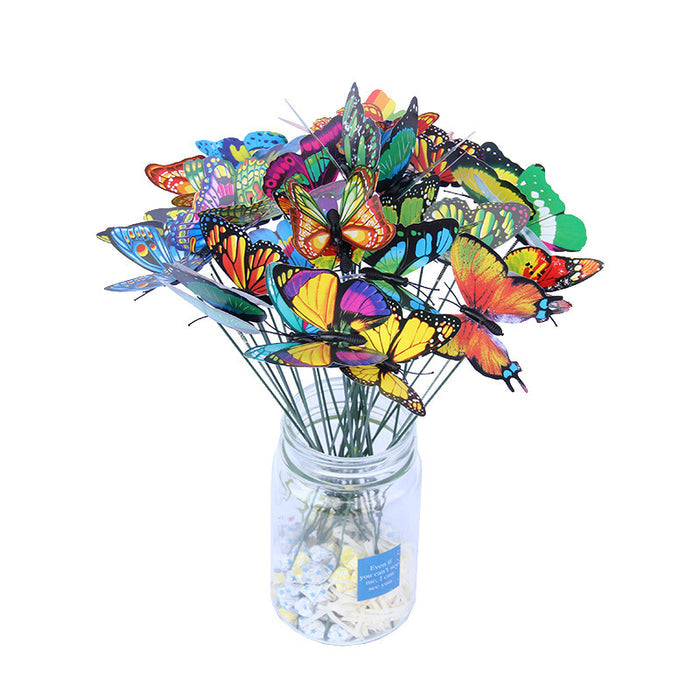 Bulk 2.3" 50 Pcs Butterfly Pick Random Color Wholesale