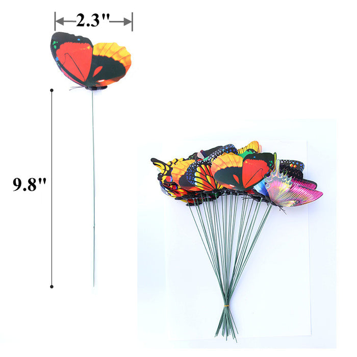 Bulk 2.3" 50 Pcs Butterfly Pick Random Color Wholesale