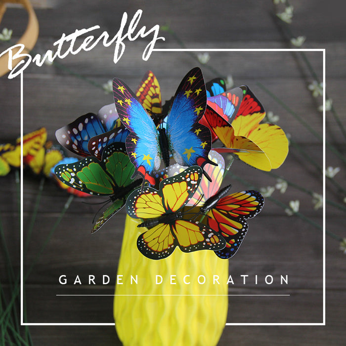 Bulk 2.3" 50 Pcs Butterfly Pick Random Color Wholesale