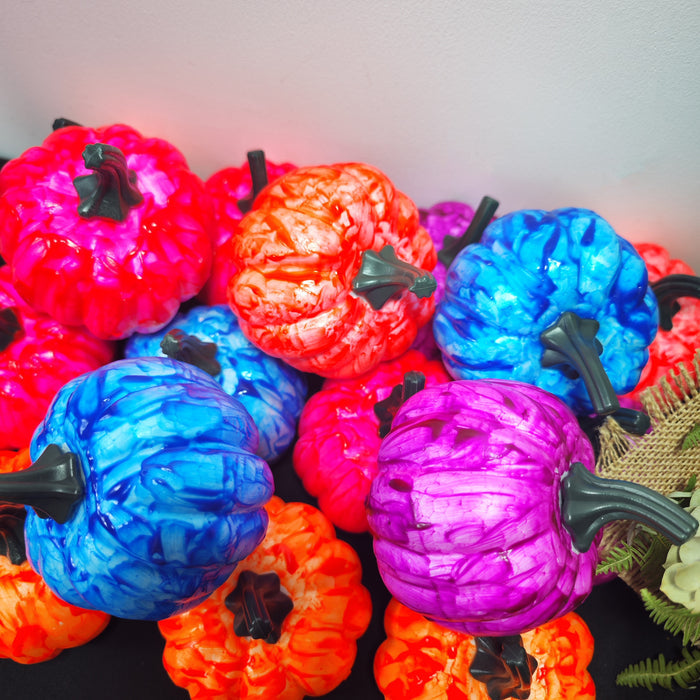 Bulk 3Pcs Exclusive Handmade Pumpkin Foam Pumpkins Glow in Dark Centerpiece Decor Wholesale