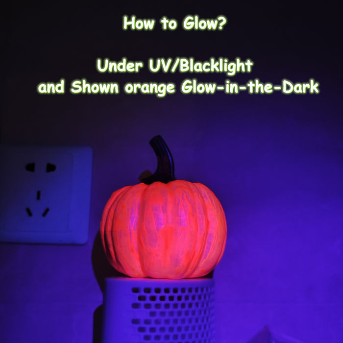 Bulk 3Pcs Exclusive Handmade Pumpkin Foam Pumpkins Glow in Dark Centerpiece Decor Wholesale