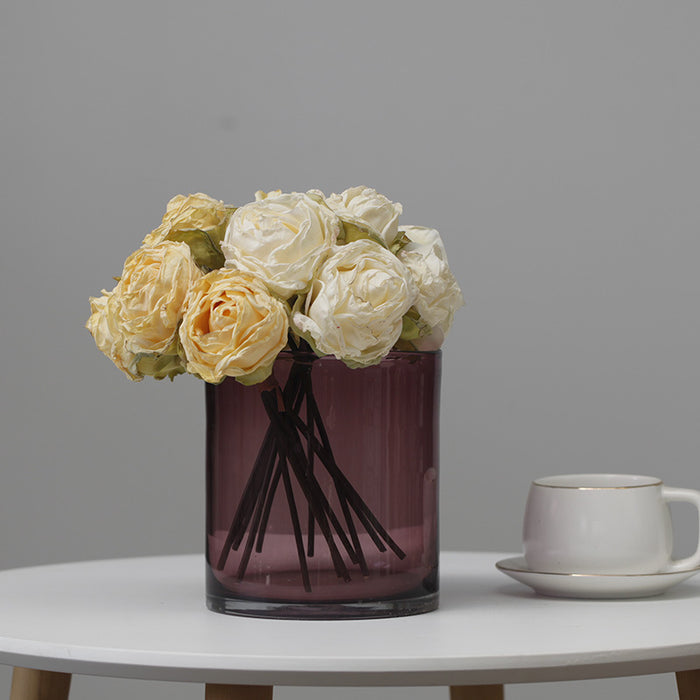 Bulk Burnt Fall Floral Arrangement Dusty Rose Spray Bouquets Fall Decor Wholesale