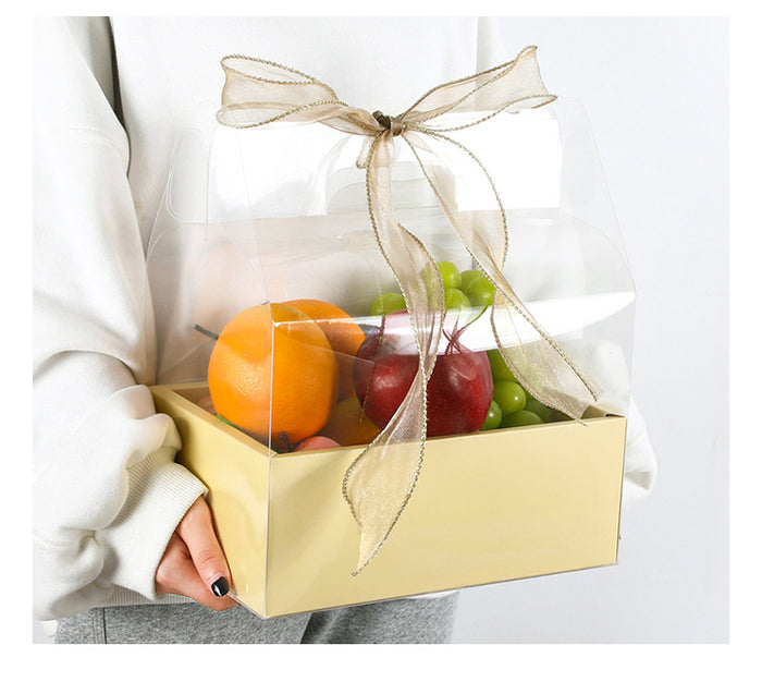 Bulk Flower Gifts Handle Box Two compartments DIY Gift Box Wholesale