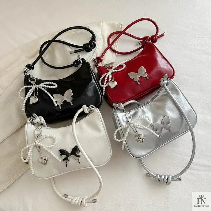 Butterfly Knot Shoulder Bags - Fashionnsio